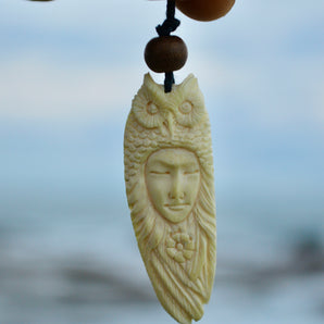 Owl Meditation Totem Necklace