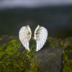 Brass Shell Angel Ring