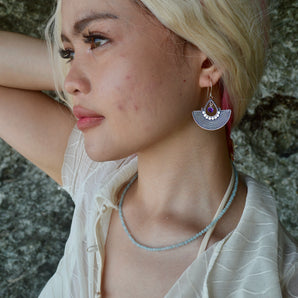 Amethyst Cleo Earrings – 925 Sterling Silver