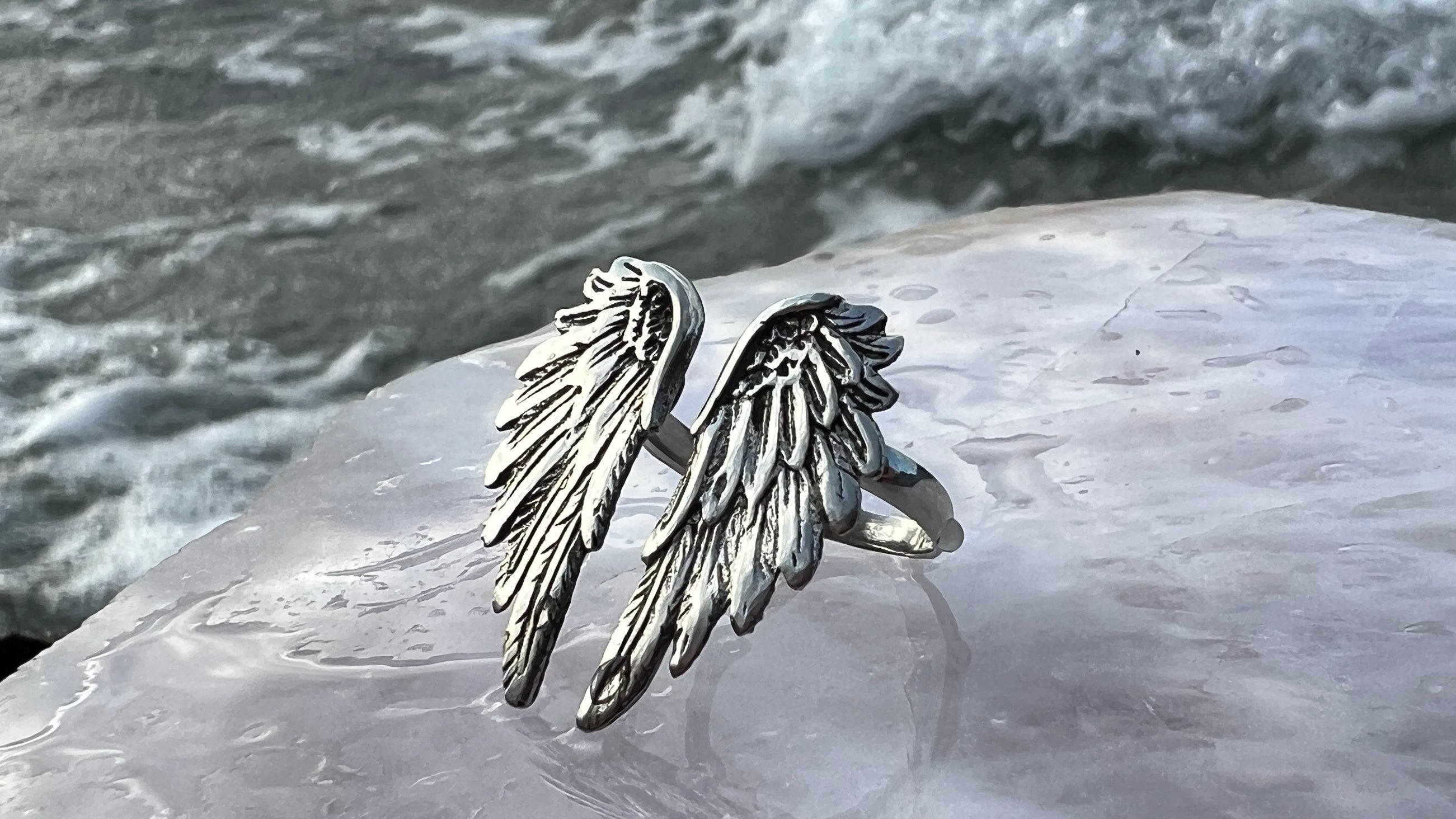 Winged Rings Silver Angel Wing Ring – Ishikadesigns