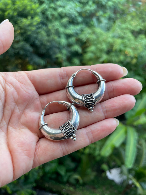 Kalani Tribal Hoop Earrings