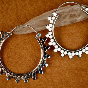 Silver Hoop Earrings