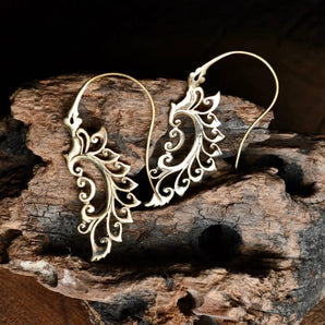 Tribal Brass Earrings