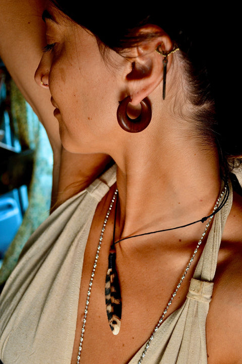 Tribal Hoop Earrings