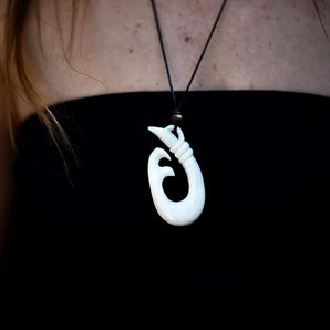Hand Carved Bone Necklace