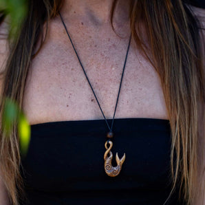 Infinity Whale Tail Pendant