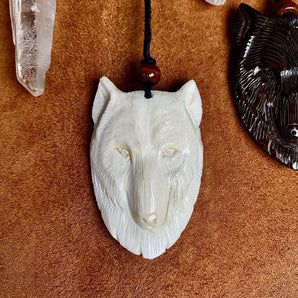 White Wolf Necklace