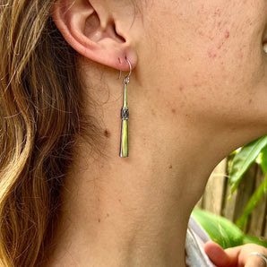 Tribal Pillar 925 Sterling Silver Earrings